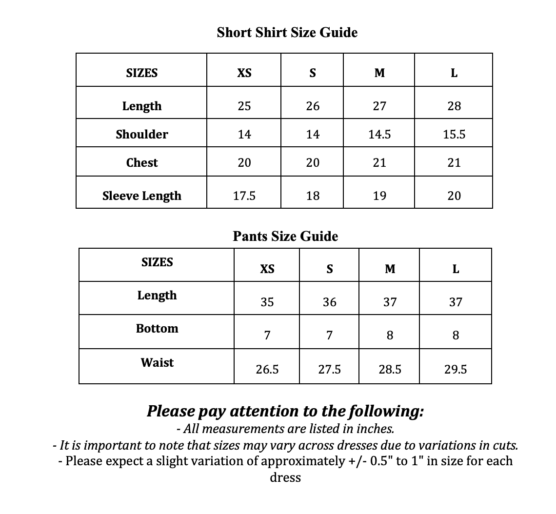 Size Guide