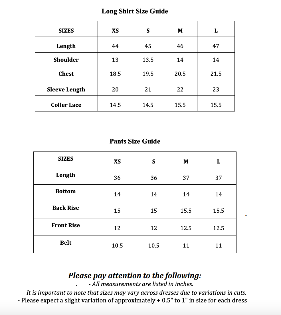 Size Guide