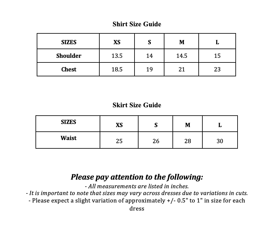 Size Guide